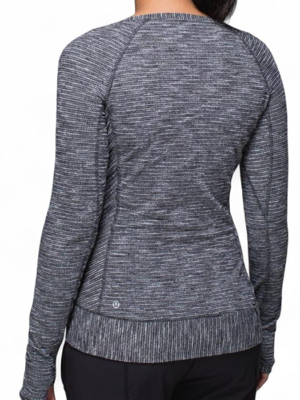 lululemon athletica Grey Marled Long-Sleeve Pullover
